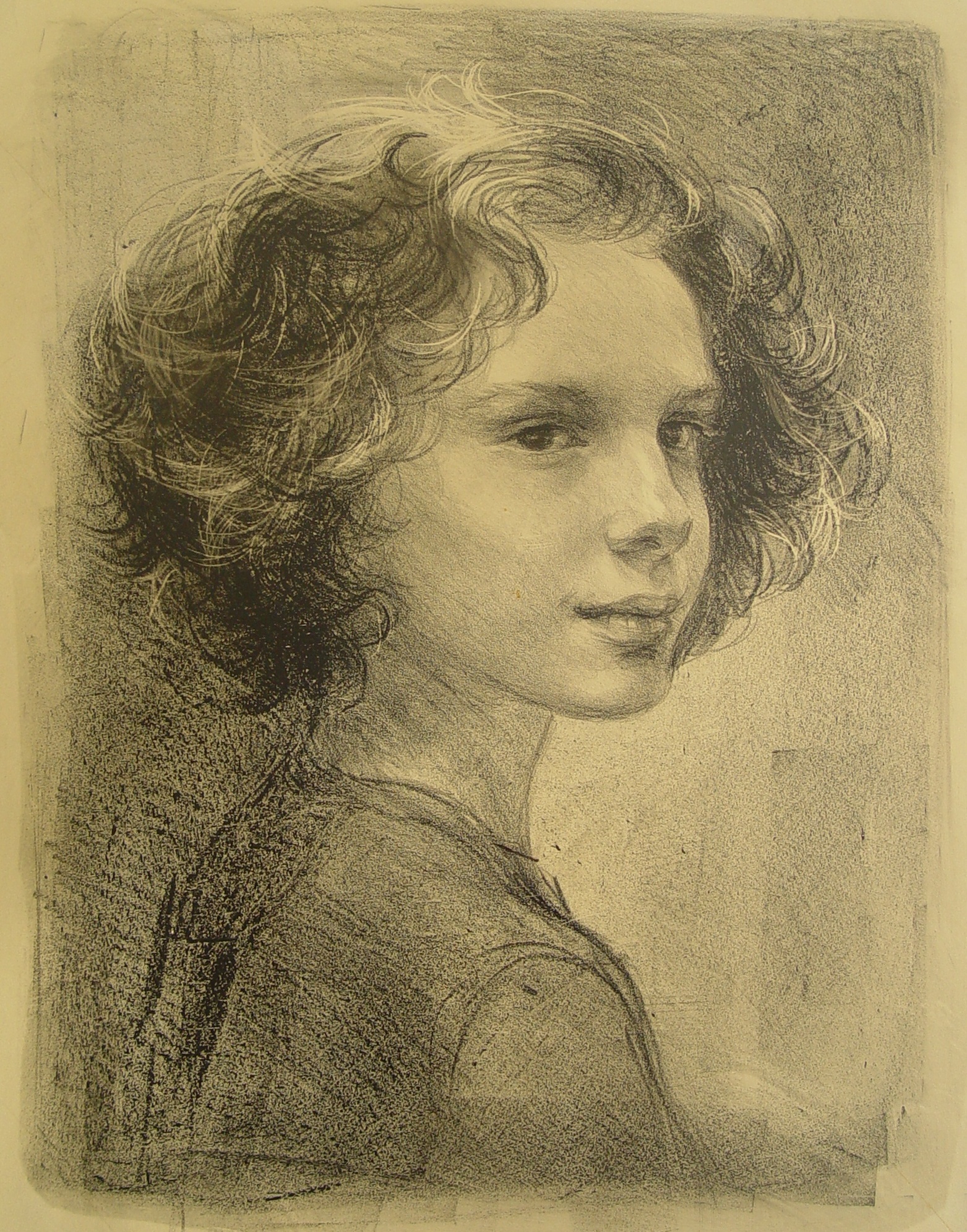 My Daughter, lithograph
